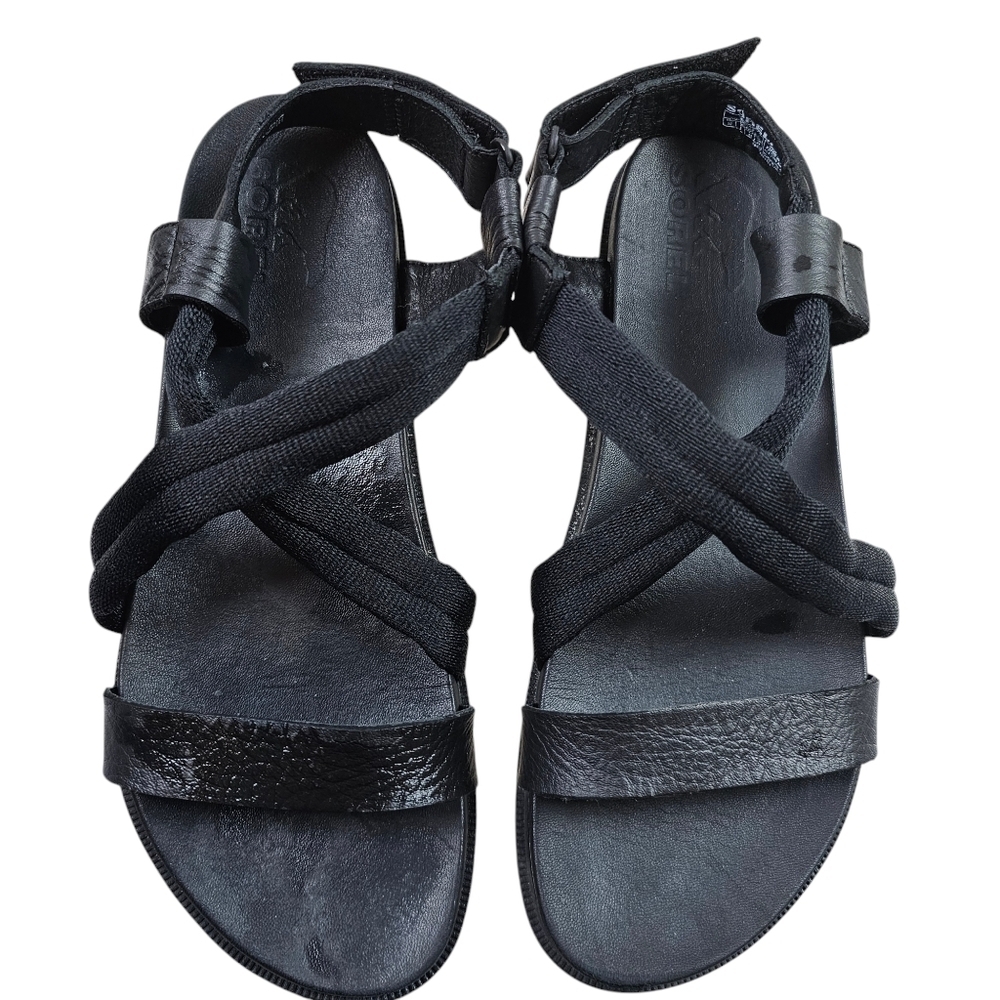 Sorel Black Women's Sandals